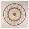 vidaXL Mosaic Fliser Solsikke M&oslash;nster Flerfarvet 120 x 120 cm Marmor