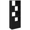 vidaXL bogreol 70x36x189 cm konstrueret tr&aelig; sort