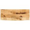 vidaXL bordplade 90x40x3,8 cm naturlig kant massivt ru mangotr&aelig;