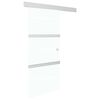 vidaXL skyded&oslash;r med stop sikkerhedsglas og aluminium 76x205 cm