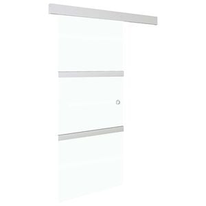 vidaXL skyded&oslash;r med stop sikkerhedsglas og aluminium 76x205 cm