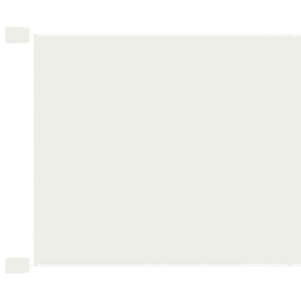 vidaXL lodret markise 140x800 cm oxfordstof hvid