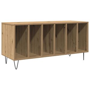 vidaXL Pladeskab med hylde artisan eg 100 x 38 x 48 cm Konstrueret tr&aelig;