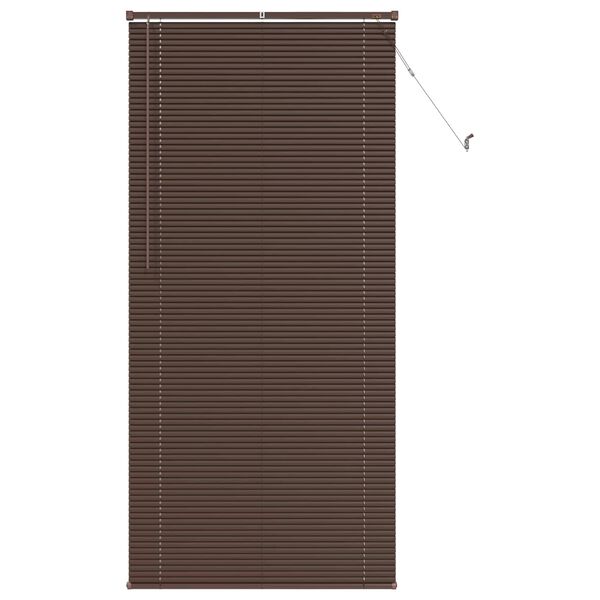 vidaXL Persienner Indstillelig M&oslash;rk Brun med M&oslash;nster 213 x 100 cm PVC