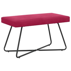 vidaXL b&aelig;nk Vinr&oslash;d 80 x 40 x 45 cm Fl&oslash;jl