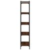 vidaXL bogreol 5 hylder 60x30x154 cm konstrueret tr&aelig; brunt eg