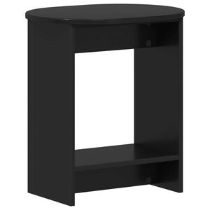 vidaXL Sidebord Sort 50 x 39,5 x 55 cm Konstrueret tr&aelig;