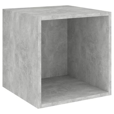 vidaXL vægskab 37x37x37 cm konstrueret træ betongrå