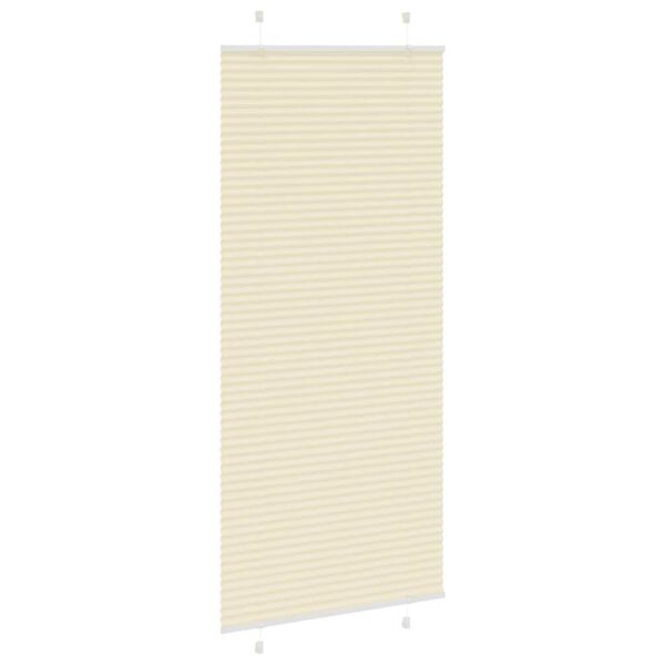 vidaXL Pliss&eacute;gardin fl&oslash;de 90x200 cm Stofbredde 89,4 cm Polyester