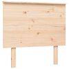vidaXL seniorseng med sengegavl 100x200 cm massivt træ
