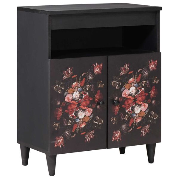 vidaXL Opbevaringsskabe Flerfarvet 60 x 33,5 x 75 cm Massivt mangotræ