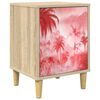 vidaXL Natskab AACHEN Sonoma-eg 36 x 33 x 50 cm Konstrueret tr&aelig;