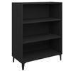 vidaXL sk&aelig;nk 69,5x32,5x90 cm konstrueret tr&aelig; sort
