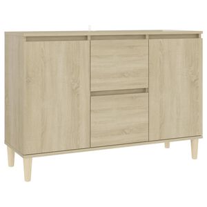 vidaXL sk&aelig;nk 101x35x70 cm konstrueret tr&aelig; sonoma-eg