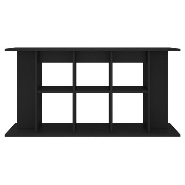 vidaXL akvariebord 120x40x60 cm konstrueret træ sort