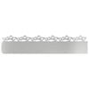 vidaXL Pl&aelig;nekanter 20 stk. 103 x 0,05 x 22 cm Galvaniseret st&aring;l S&oslash;lv