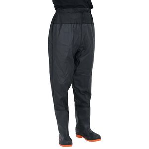 vidaXL waist waders med st&oslash;vler str. 46 sort