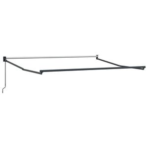 vidaXL Manual Awning Frame 3 x 2,5 m Antracit Powder-Coated Aluminium