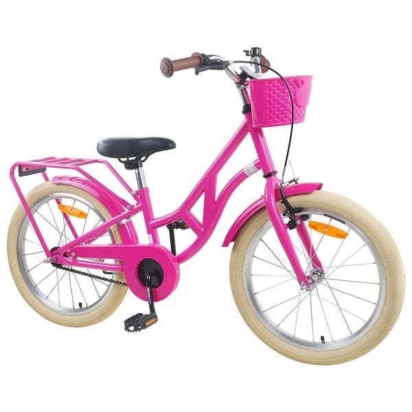 vidaXL B&oslash;rnecykel 20 tommer til b&oslash;rn i alderen 6-11 &aring;r M&oslash;rk pink