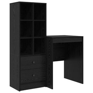 vidaXL Bord Sort eg 105,5 x 50 x 127 cm 2 stk.