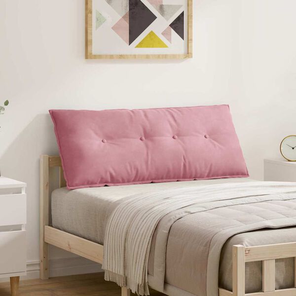 vidaXL Rygpude Lyser&oslash;d 120 x 50 cm Velourstof