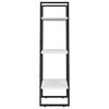 vidaXL opbevaringsreol 60x30x105 cm massivt fyrretræ hvid