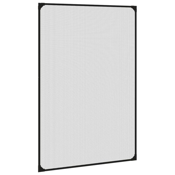 vidaXL magnetisk insektnet til vinduer 80x120 cm antracitgr&aring;