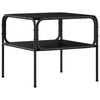 vidaXL Sidebord Sort eg 100 x 50 x 46 cm Konstrueret tr&aelig;