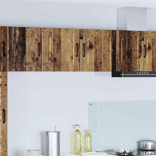 vidaXL K&oslash;kkenskab med d&oslash;r Gammelt tr&aelig; 40 x 31 x 40 cm Konstrueret tr&aelig;