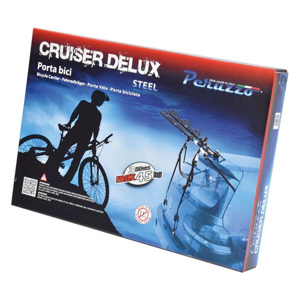 Peruzzo cykelholder CruiserDelux til 3 cykler aluminium