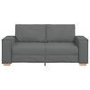 vidaXL 2-personers sofa mørkegrå 140 cm stof