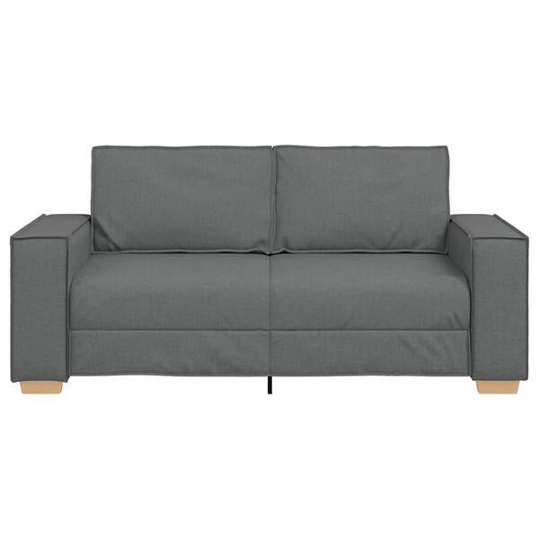 vidaXL 2-personers sofa mørkegrå 140 cm stof
