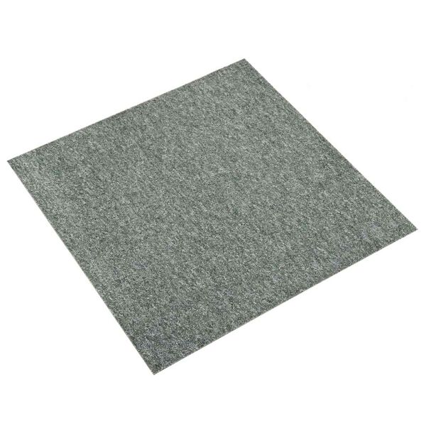 vidaXL T&aelig;ppe 20 pcs Gr&oslash;n 50 x 50 cm 100% Polypropylen