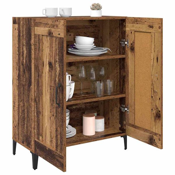 vidaXL Sideboard Gammelt tr&aelig; 69,5 x 34 x 90 cm Konstrueret tr&aelig;