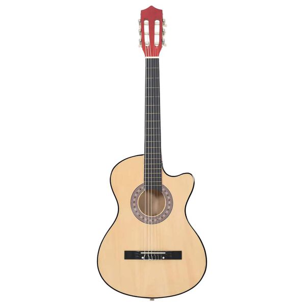 vidaXL western akustisk guitar med 6 strenge 38" lindetræ