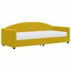vidaXL daybed med madras 80x200 cm velour gul