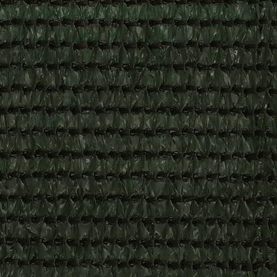 vidaXL altanafskærmning 75x600 cm HDPE mørkegrøn