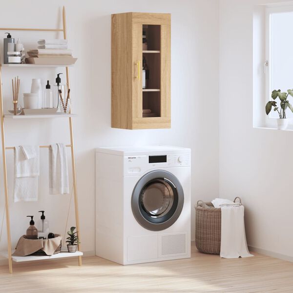 vidaXL v&aelig;gskab 34,5x34x90 cm sonoma-eg