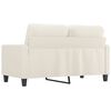 vidaXL 2-personers sofa 120 cm kunstl&aelig;der cremefarvet