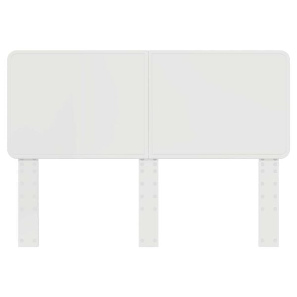vidaXL Hovedg&aelig;rde med hovedg&aelig;rde Gloss Hvid 150 cm Konstrueret tr&aelig;