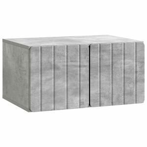vidaXL V&aelig;gh&aelig;ngt TV-skab Betongr&aring; 59,5 x 41 x 30 cm Konstrueret tr&aelig;