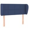 vidaXL sengegavl med kanter 93x23x78/88 cm stof bl&aring;