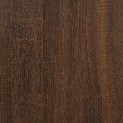 vidaXL sofabord 90x44,5x45 cm konstrueret træ brun egetræsfarve