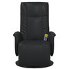vidaXL Svingende Massage Recliner Stol Sort 71 x 90 x 105 cm
