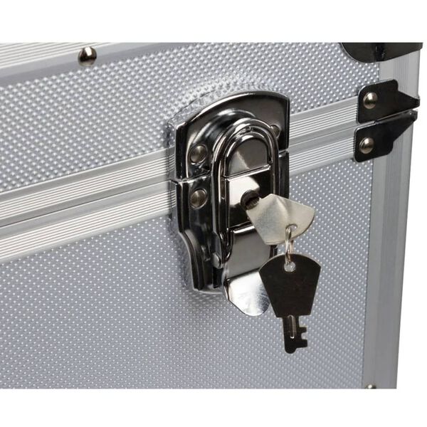 Kerbl strigleboks AluSafe sølvfarvet 320137