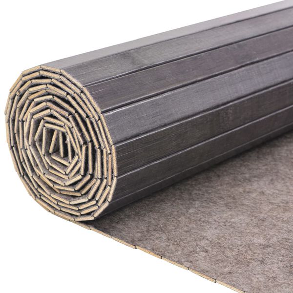 vidaXL rumdeler bambus 250x165 cm grå