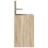 vidaXL sengebord med 2 skuffer 38x34x80 cm sonoma-eg