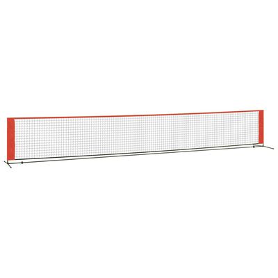 vidaXL tennisnet 600x100x87 cm polyester sort og rød