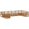 vidaXL Udend&oslash;rs sofagruppe 7 stk. Naturfarvet Massivt Akacietr&aelig;