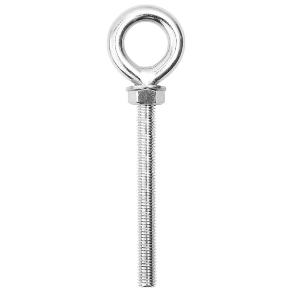 vidaXL fastspændingssæt til solsejl 9 dele rustfrit stål